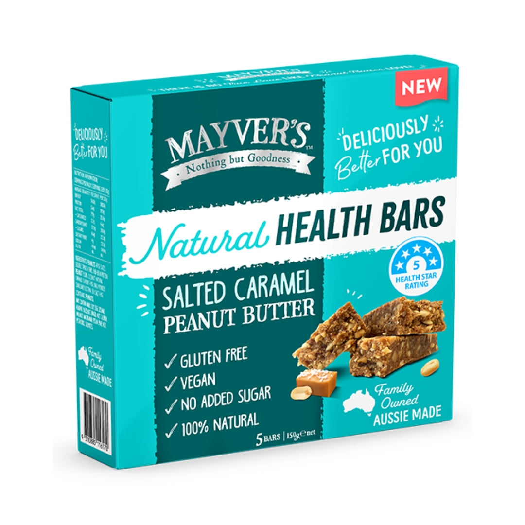 Natural Health Bar Salted Caramel Peanut Butter 150g