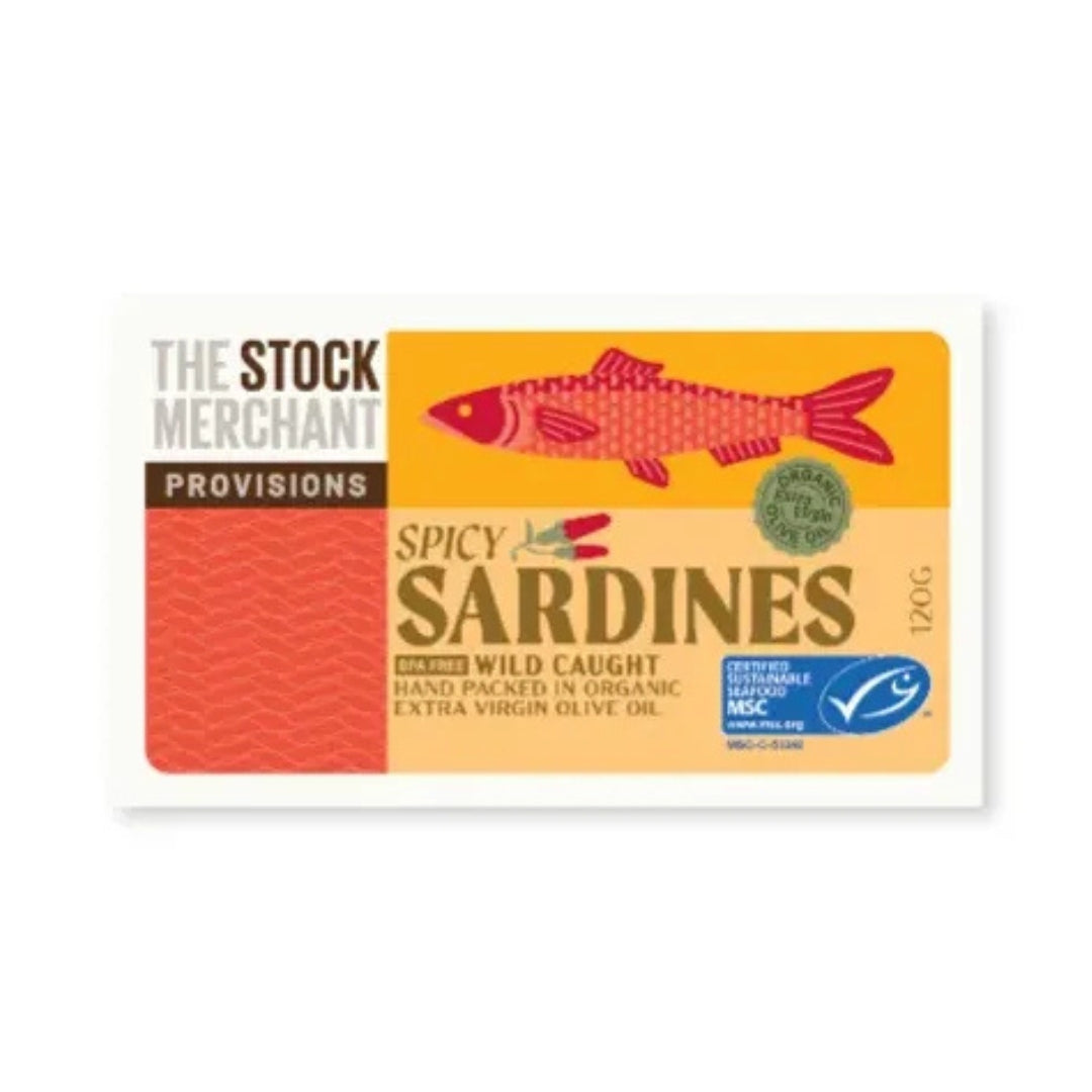 The Stock Merchant Spicy Sardines 120g