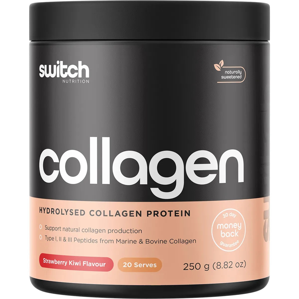 Switch Nutrition Collagen Protein Strawberry Kiwi 250g