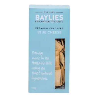 Baylies Crackers Blue Cheese 110g