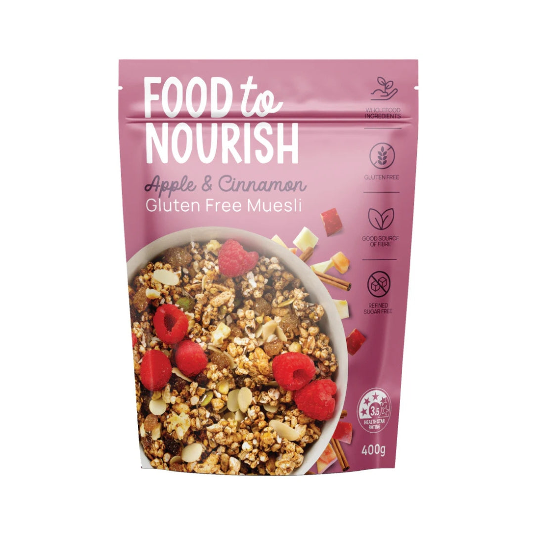 Apple & Cinnamon Gluten Free Muesli 400g