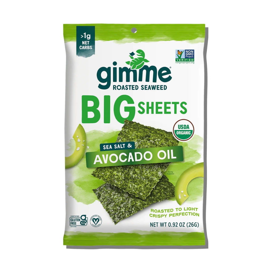 Gimme Seaweed Avocado Big Sheets 26g