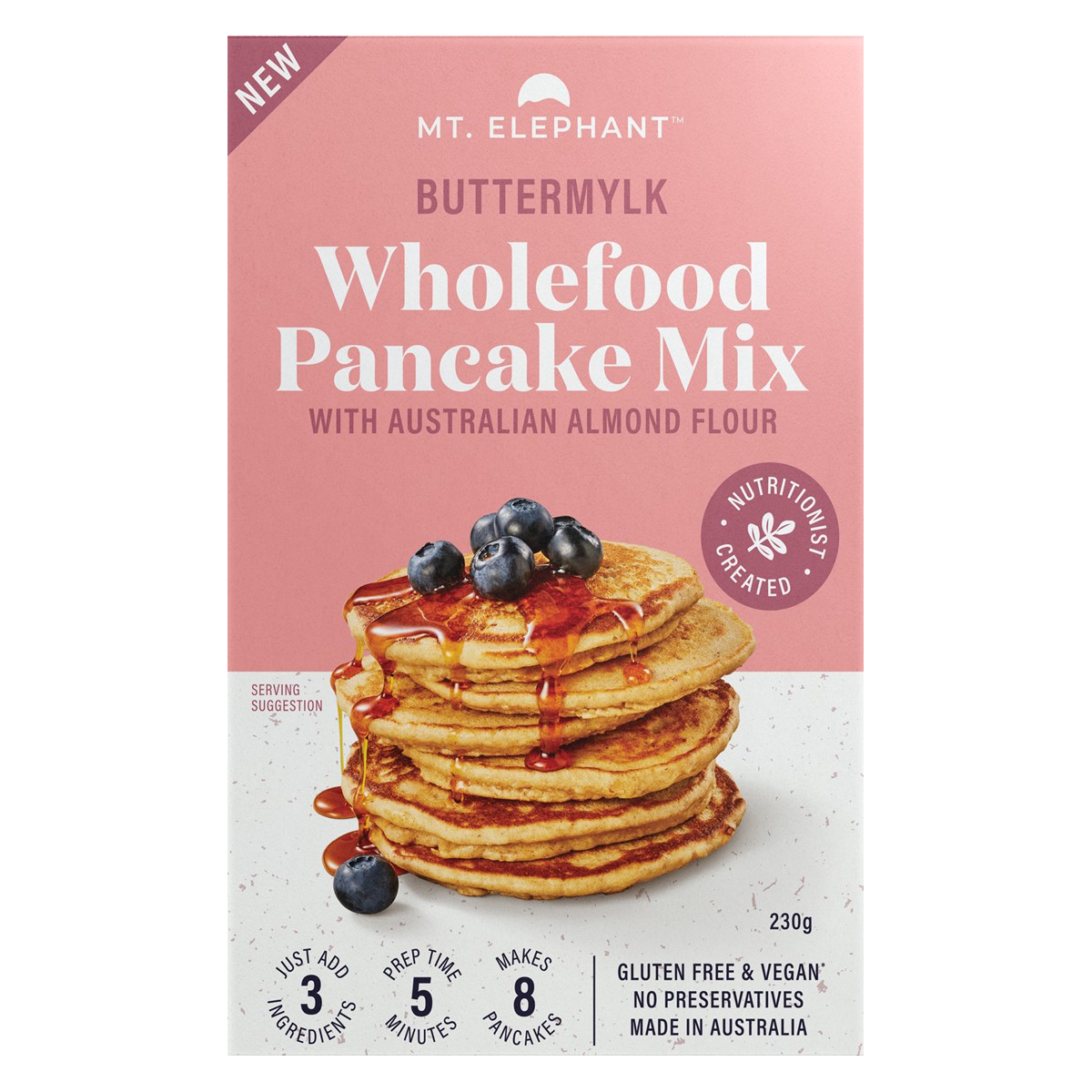 Buttermylk Wholefood Pancake Mix 230g